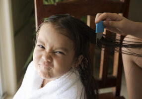 Girl with Lice